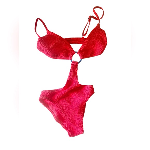 BOND-EYE AUSTRALIA ONE PIECE BATHING SUITE ONE SIZE NWT COLOR GUAVA/CORAL PINK - Picture 1 of 7